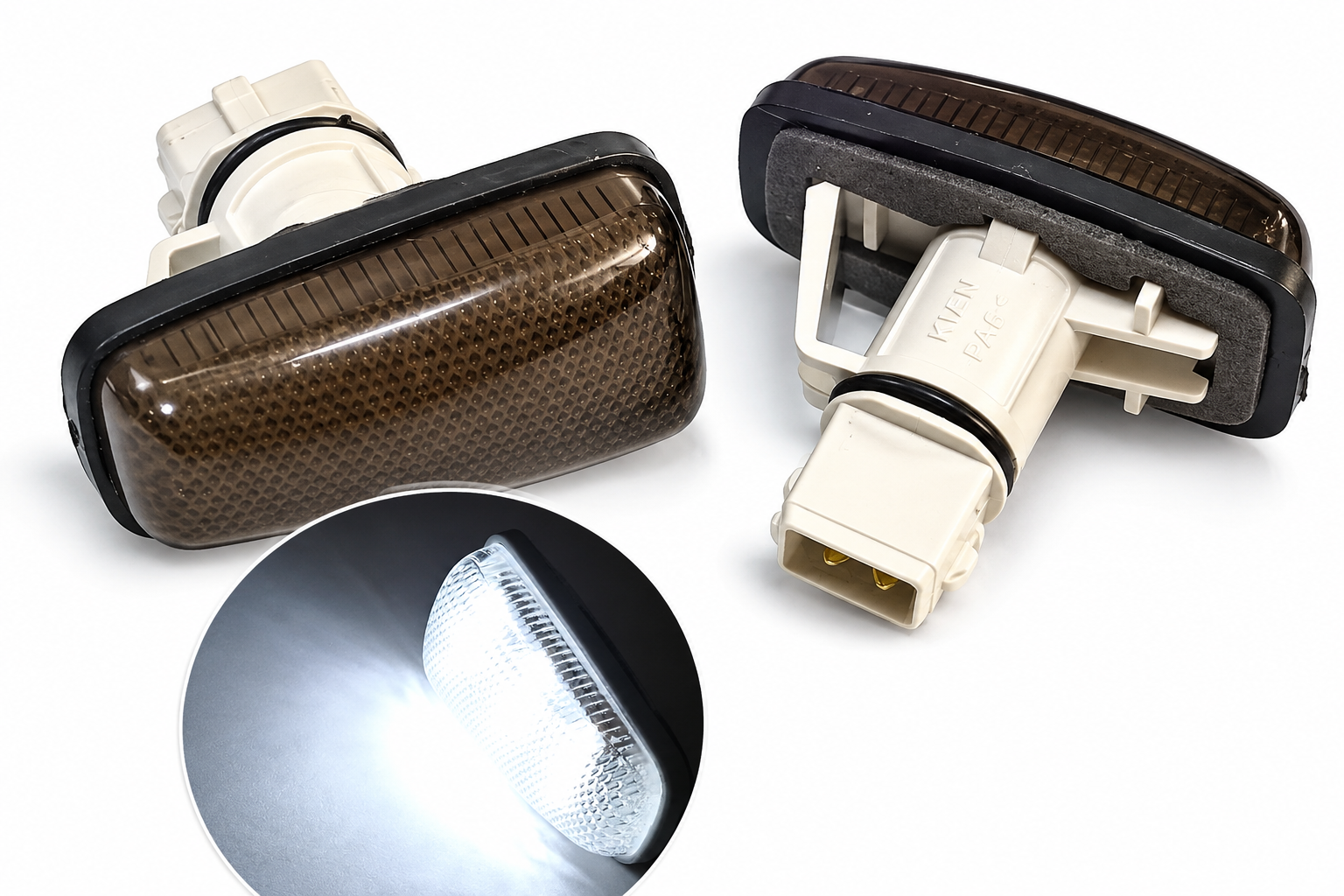 چراغ راهنما گلگیر پراید دودی LED بسته 2 عددی